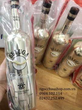 Vodka Beluga Noble Jubilee ( chai vàng ) 1000ml – Hàng Duty free Nga